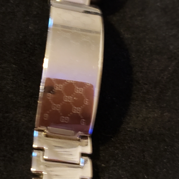 Gucci Silver and Black Watch main image 9